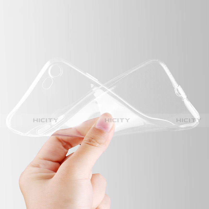 Cover Silicone Trasparente Ultra Sottile Morbida T04 per Apple iPhone SE (2020) Chiaro