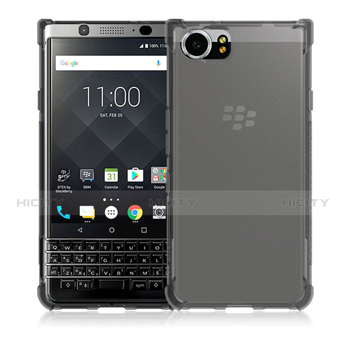 Cover Silicone Trasparente Ultra Sottile Morbida T04 per Blackberry KEYone Chiaro