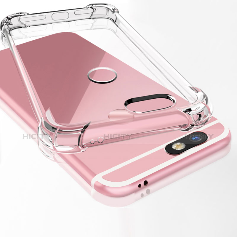 Cover Silicone Trasparente Ultra Sottile Morbida T04 per Huawei Enjoy 7 Chiaro