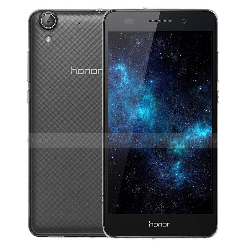 Cover Silicone Trasparente Ultra Sottile Morbida T04 per Huawei Honor 5A Chiaro