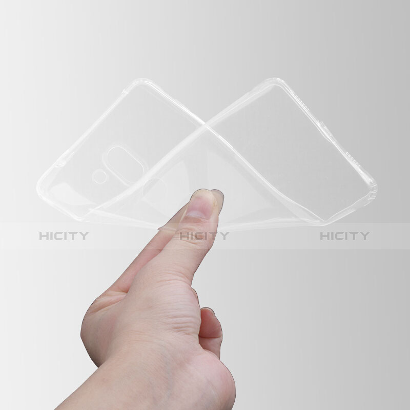 Cover Silicone Trasparente Ultra Sottile Morbida T04 per Huawei Honor 6X Chiaro