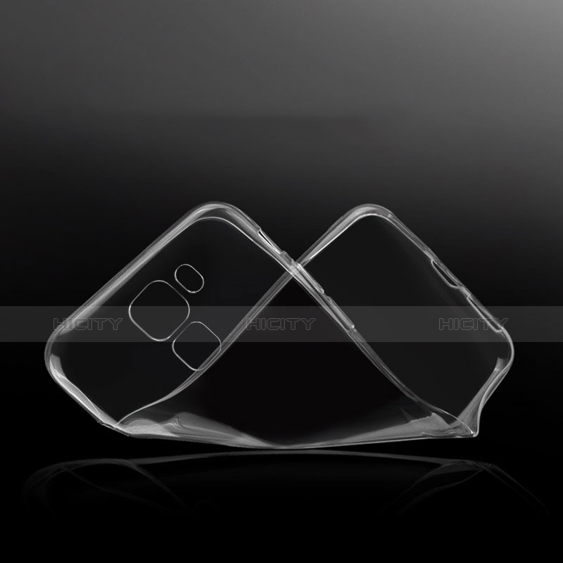 Cover Silicone Trasparente Ultra Sottile Morbida T04 per Huawei Honor 7 Dual SIM Chiaro