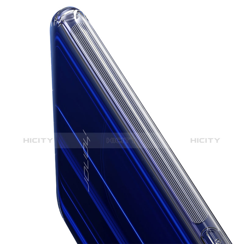 Cover Silicone Trasparente Ultra Sottile Morbida T04 per Huawei Honor 8 Chiaro