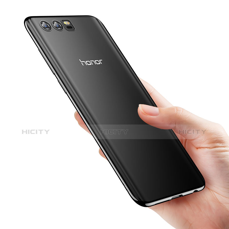 Cover Silicone Trasparente Ultra Sottile Morbida T04 per Huawei Honor 9 Nero
