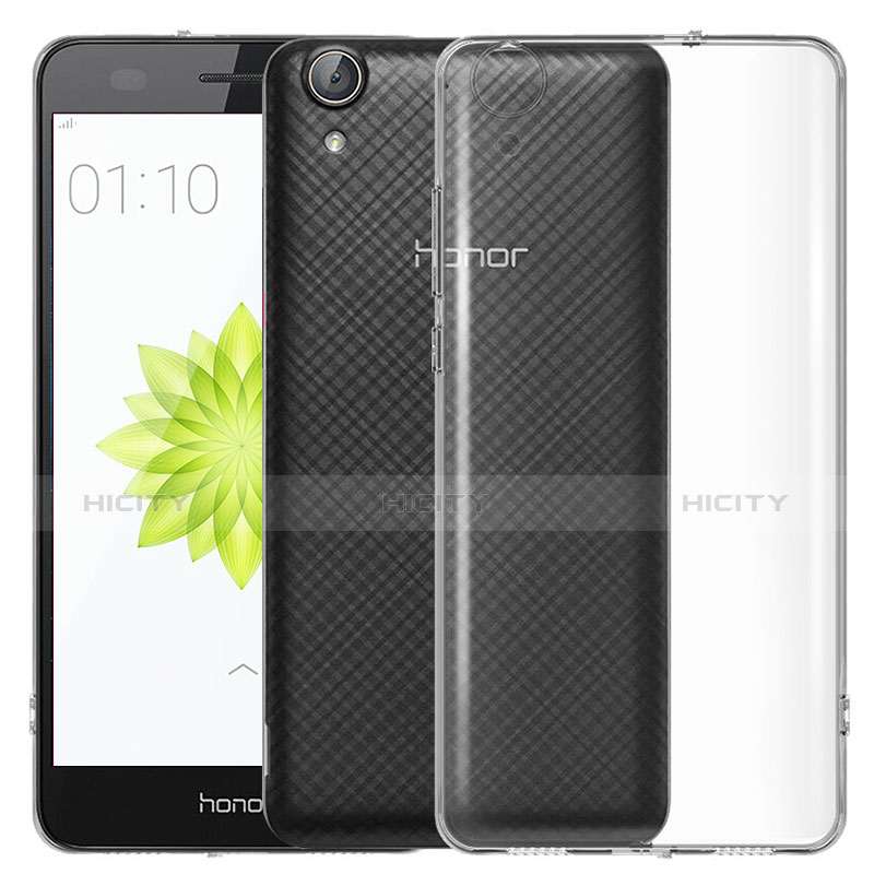 Cover Silicone Trasparente Ultra Sottile Morbida T04 per Huawei Honor Holly 3 Chiaro