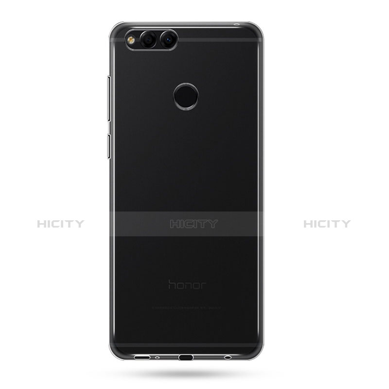 Cover Silicone Trasparente Ultra Sottile Morbida T04 per Huawei Honor Play 7X Chiaro