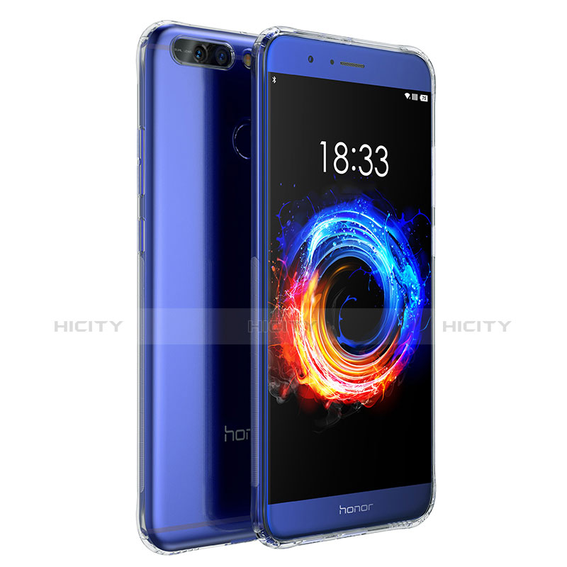 Cover Silicone Trasparente Ultra Sottile Morbida T04 per Huawei Honor V9 Chiaro