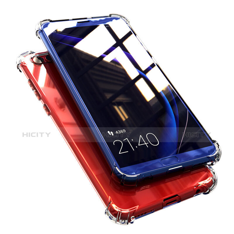 Cover Silicone Trasparente Ultra Sottile Morbida T04 per Huawei Honor View 10 Chiaro