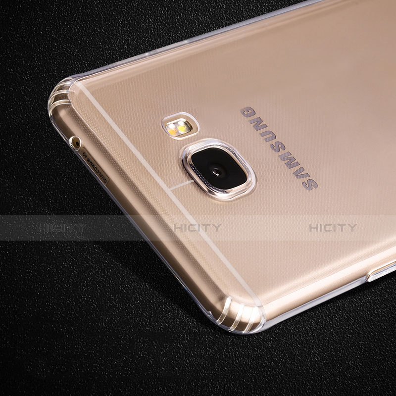Cover Silicone Trasparente Ultra Sottile Morbida T04 per Samsung Galaxy C5 SM-C5000 Chiaro