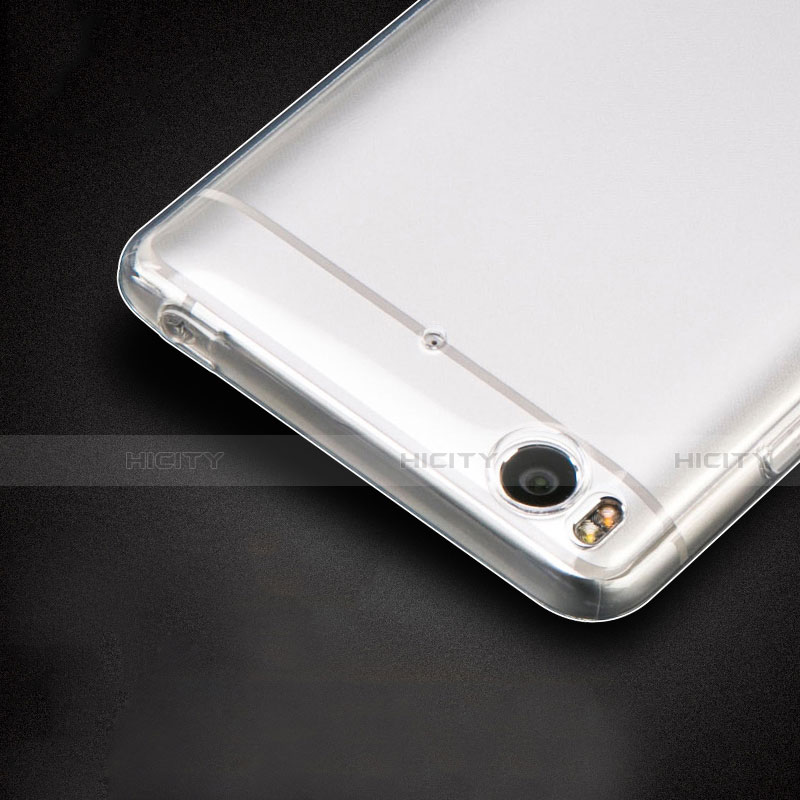 Cover Silicone Trasparente Ultra Sottile Morbida T04 per Xiaomi Mi 5S 4G Chiaro