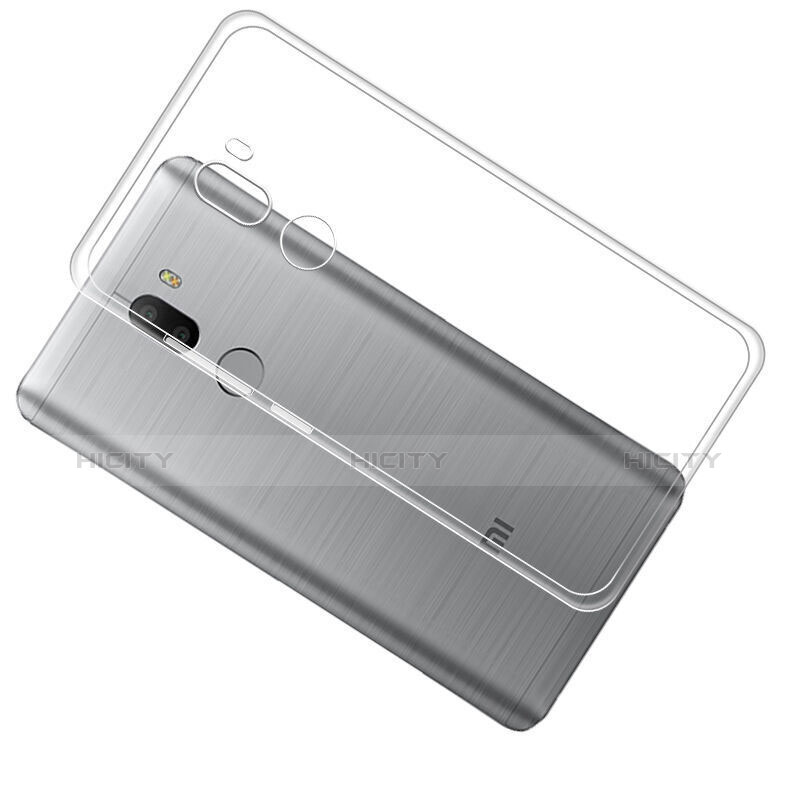 Cover Silicone Trasparente Ultra Sottile Morbida T04 per Xiaomi Mi 5S Plus Chiaro