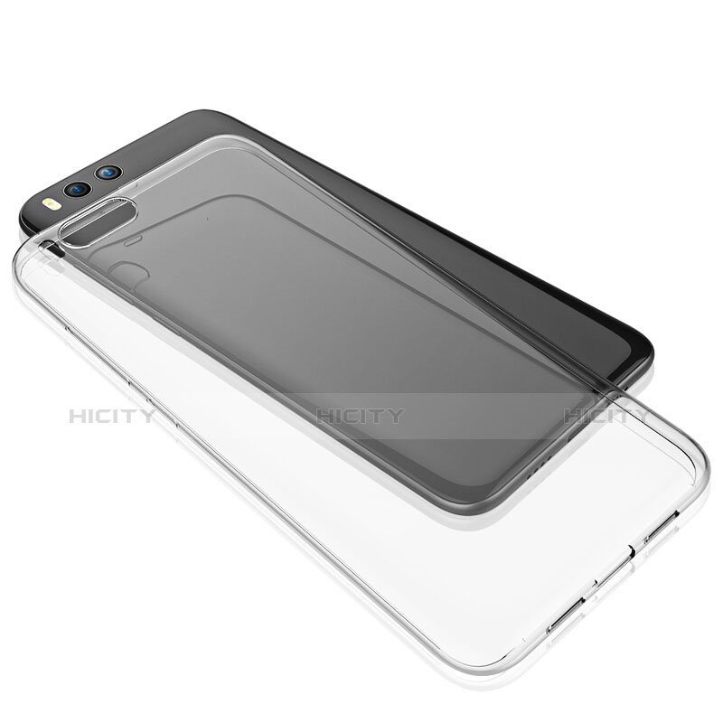 Cover Silicone Trasparente Ultra Sottile Morbida T04 per Xiaomi Mi 6 Chiaro