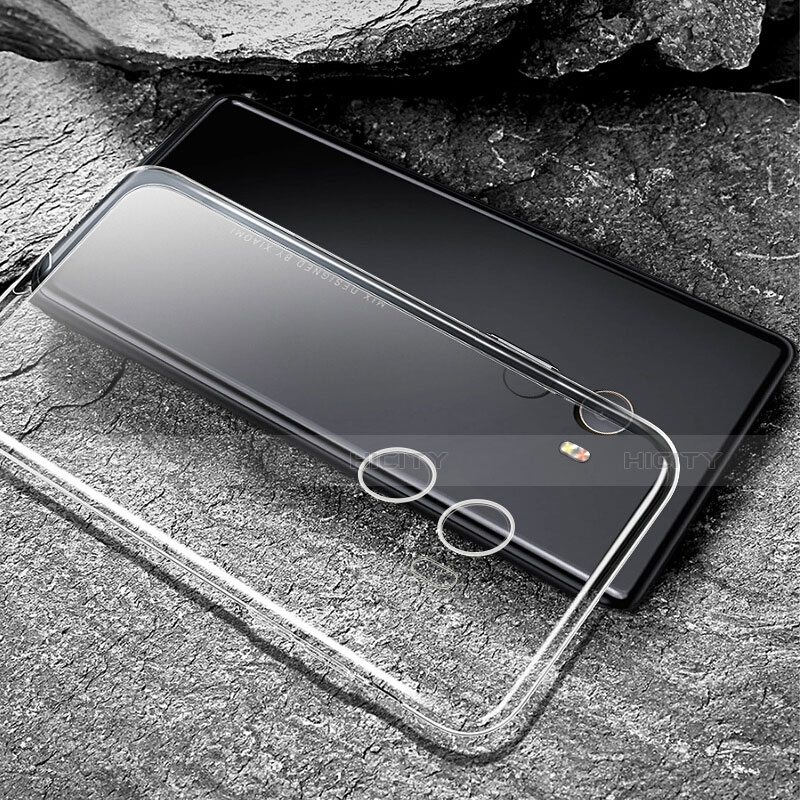 Cover Silicone Trasparente Ultra Sottile Morbida T04 per Xiaomi Mi Mix Evo Chiaro