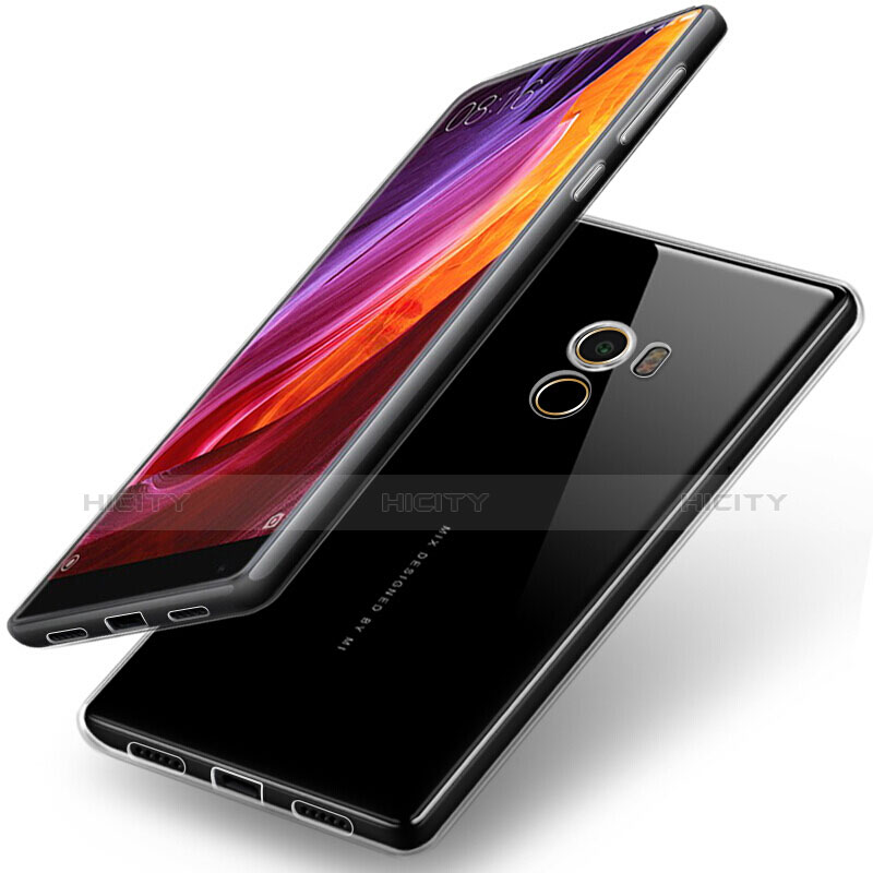 Cover Silicone Trasparente Ultra Sottile Morbida T04 per Xiaomi Mi Mix Evo Chiaro