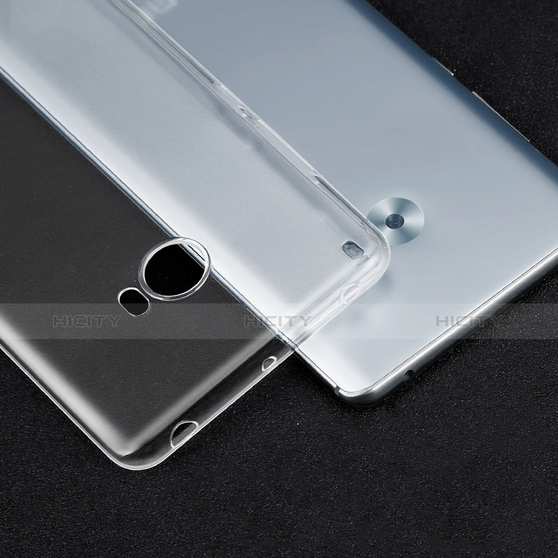 Cover Silicone Trasparente Ultra Sottile Morbida T04 per Xiaomi Mi Note 2 Chiaro