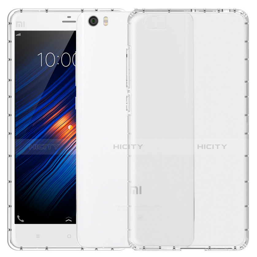 Cover Silicone Trasparente Ultra Sottile Morbida T04 per Xiaomi Mi Note Chiaro