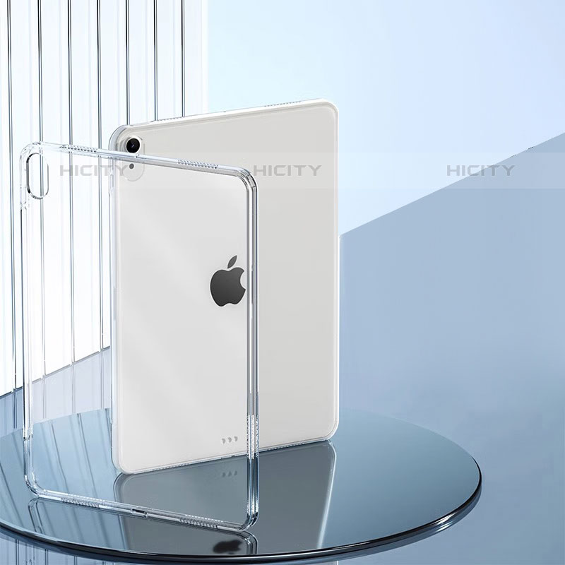 Cover Silicone Trasparente Ultra Sottile Morbida T05 per Apple iPad Air 4 10.9 (2020) Chiaro