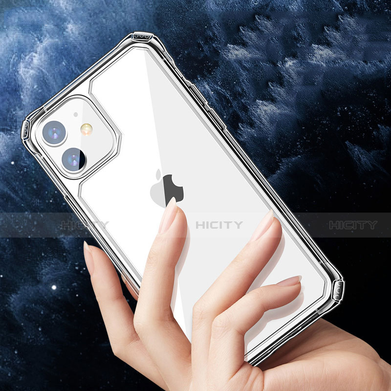 Cover Silicone Trasparente Ultra Sottile Morbida T05 per Apple iPhone 11 Chiaro