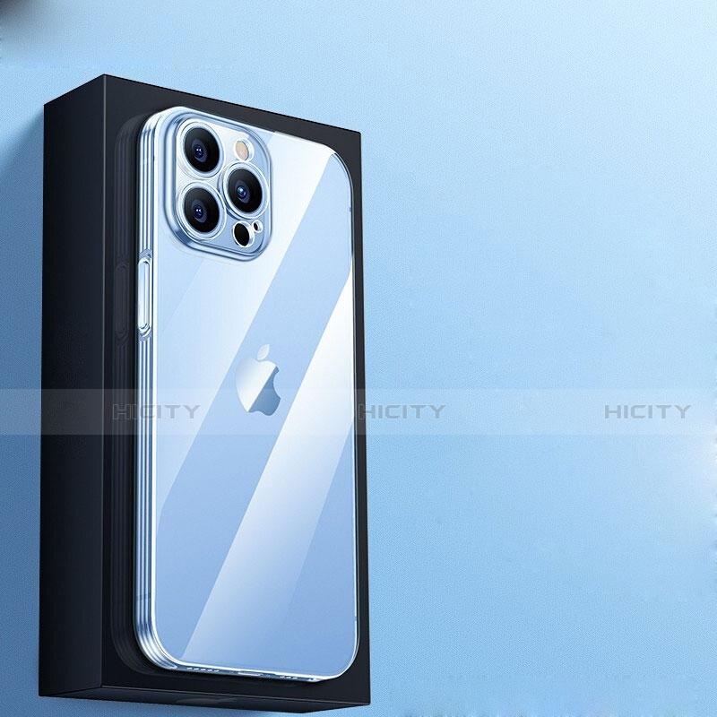 Cover Silicone Trasparente Ultra Sottile Morbida T05 per Apple iPhone 13 Pro Chiaro