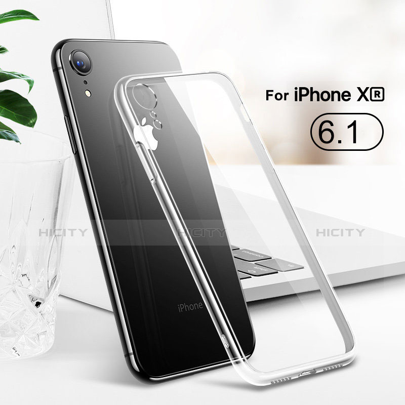 Cover Silicone Trasparente Ultra Sottile Morbida T05 per Apple iPhone XR Chiaro