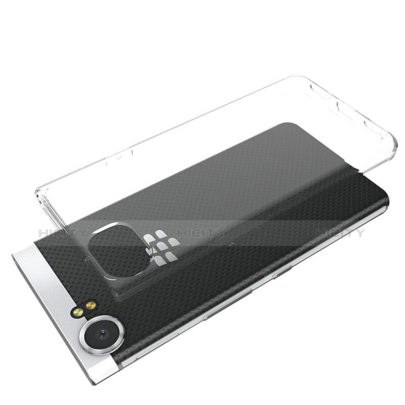 Cover Silicone Trasparente Ultra Sottile Morbida T05 per Blackberry KEYone Chiaro