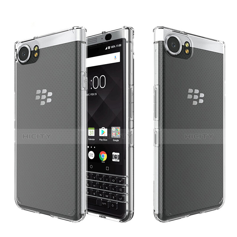 Cover Silicone Trasparente Ultra Sottile Morbida T05 per Blackberry KEYone Chiaro