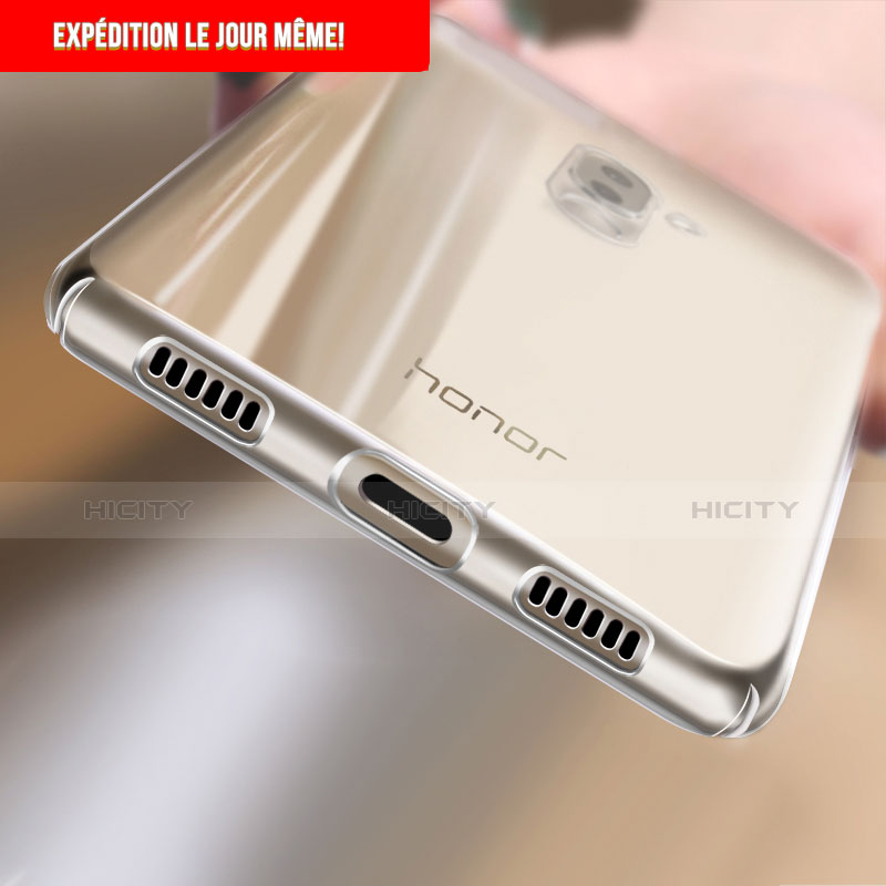 Cover Silicone Trasparente Ultra Sottile Morbida T05 per Huawei Honor 6X Chiaro