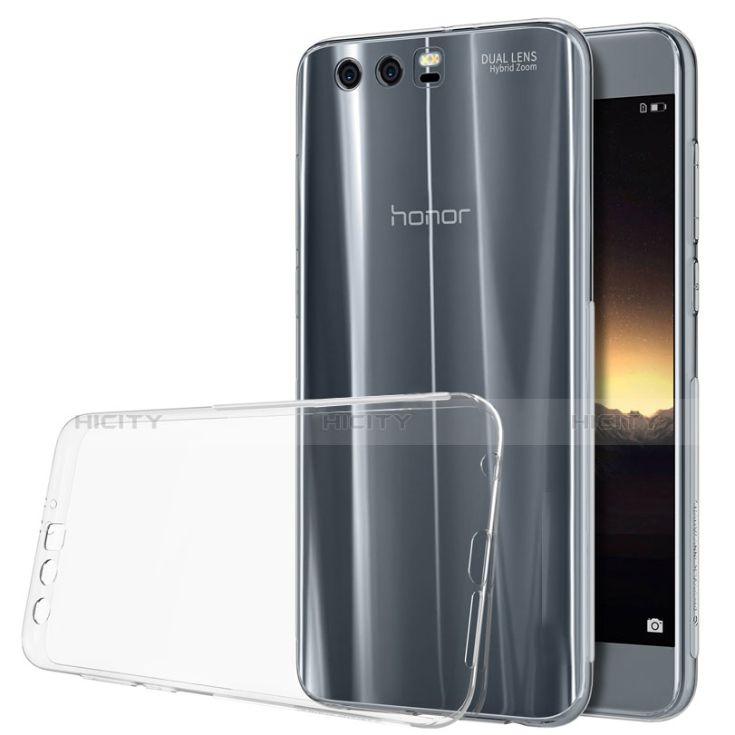 Cover Silicone Trasparente Ultra Sottile Morbida T05 per Huawei Honor 9 Chiaro