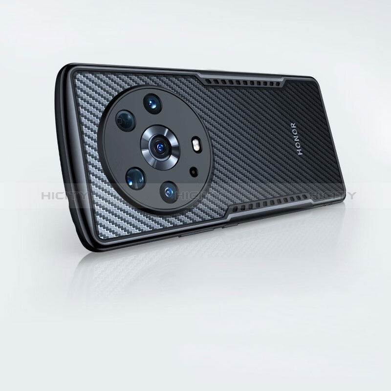 Cover Silicone Trasparente Ultra Sottile Morbida T05 per Huawei Honor Magic3 Pro 5G Nero