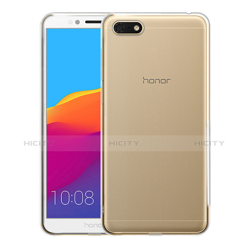 Cover Silicone Trasparente Ultra Sottile Morbida T05 per Huawei Honor Play 7 Chiaro