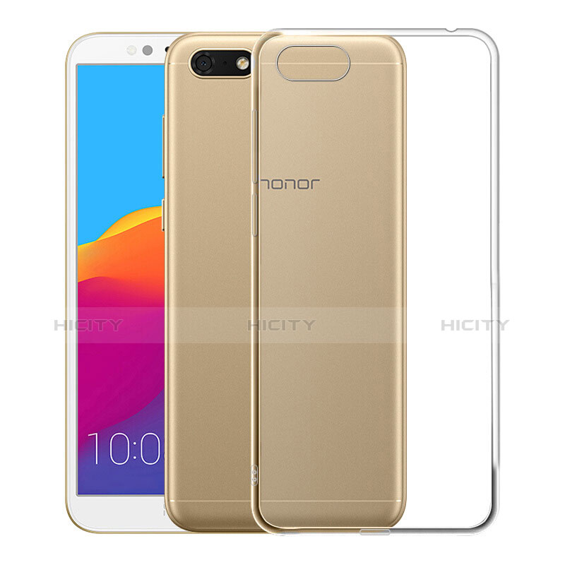 Cover Silicone Trasparente Ultra Sottile Morbida T05 per Huawei Honor Play 7 Chiaro