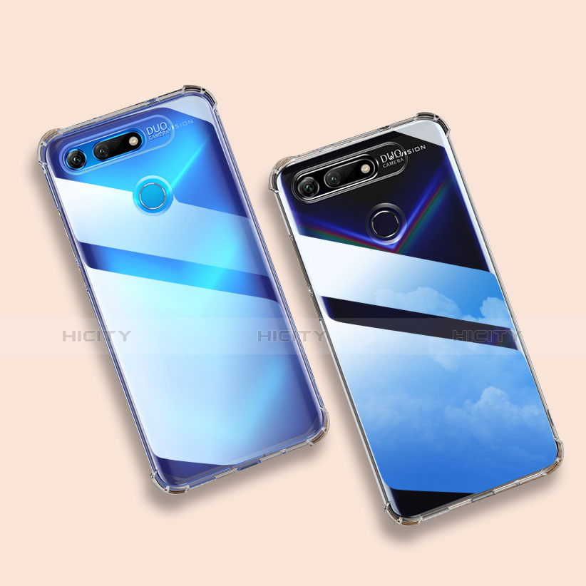 Cover Silicone Trasparente Ultra Sottile Morbida T05 per Huawei Honor V20 Chiaro