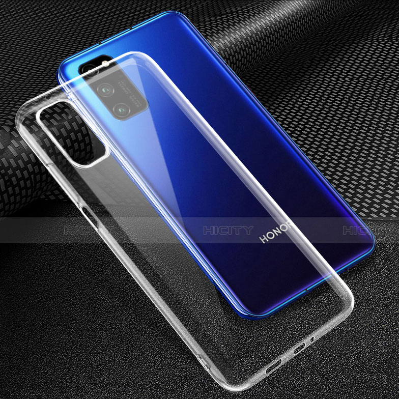 Cover Silicone Trasparente Ultra Sottile Morbida T05 per Huawei Honor V30 Pro 5G Chiaro