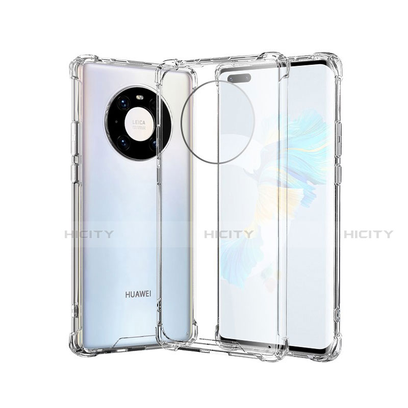 Cover Silicone Trasparente Ultra Sottile Morbida T05 per Huawei Mate 40 Pro Chiaro