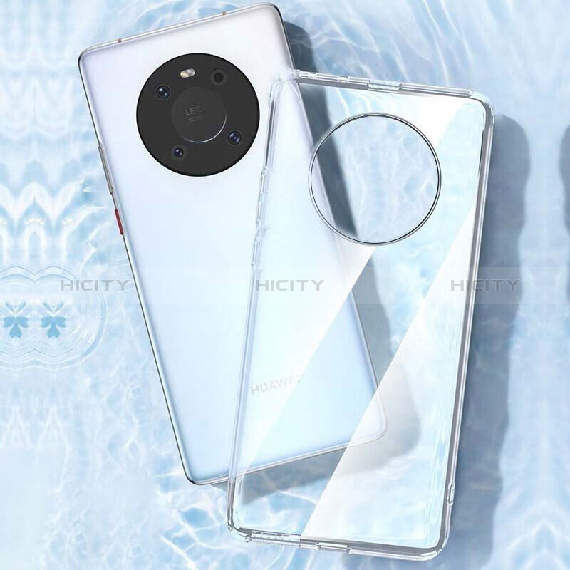 Cover Silicone Trasparente Ultra Sottile Morbida T05 per Huawei Mate 40 Pro Chiaro