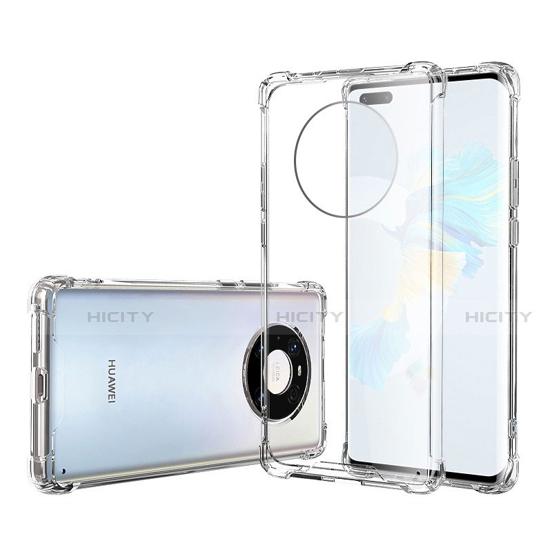 Cover Silicone Trasparente Ultra Sottile Morbida T05 per Huawei Mate 40E Pro 4G Chiaro