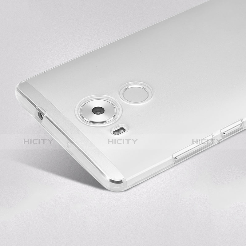 Cover Silicone Trasparente Ultra Sottile Morbida T05 per Huawei Mate 8 Chiaro