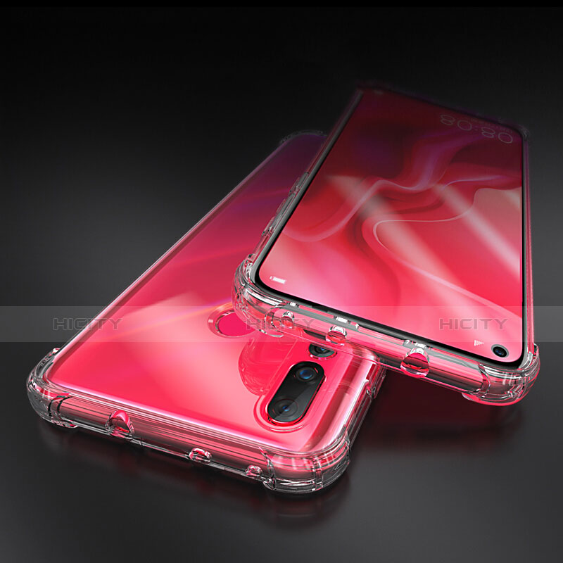 Cover Silicone Trasparente Ultra Sottile Morbida T05 per Huawei Nova 4 Chiaro