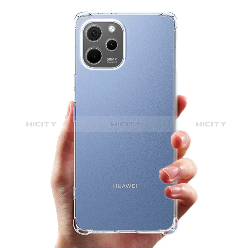 Cover Silicone Trasparente Ultra Sottile Morbida T05 per Huawei Nova Y61 Chiaro