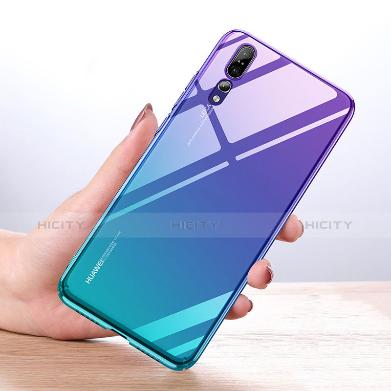 Cover Silicone Trasparente Ultra Sottile Morbida T05 per Huawei P20 Pro Chiaro