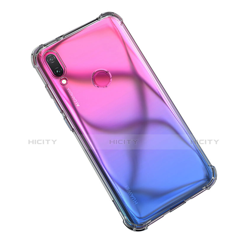 Cover Silicone Trasparente Ultra Sottile Morbida T05 per Huawei Y9 (2019) Chiaro