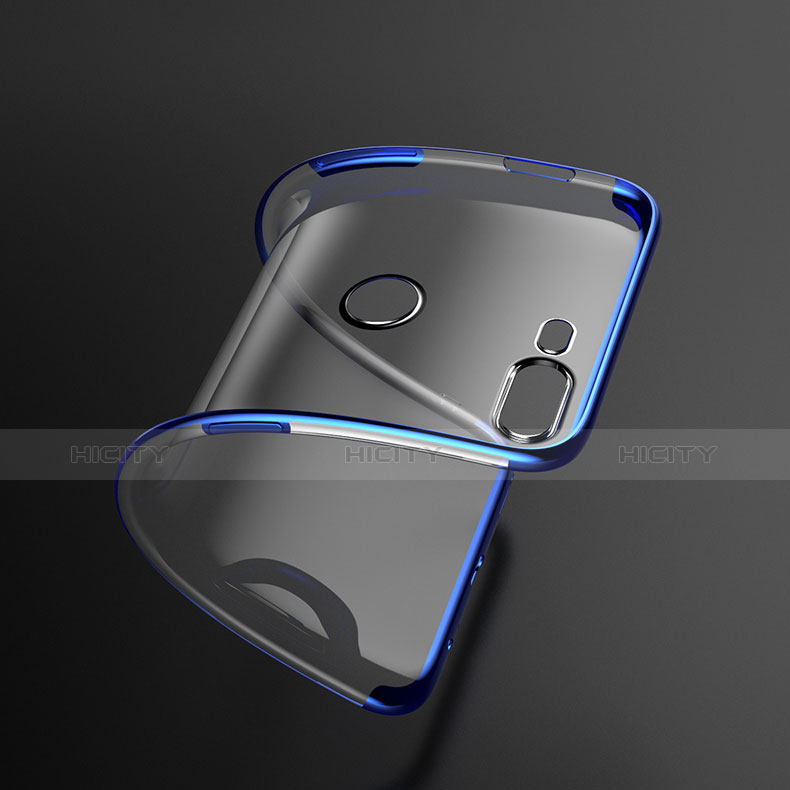 Cover Silicone Trasparente Ultra Sottile Morbida T05 per OnePlus 5T A5010 Blu
