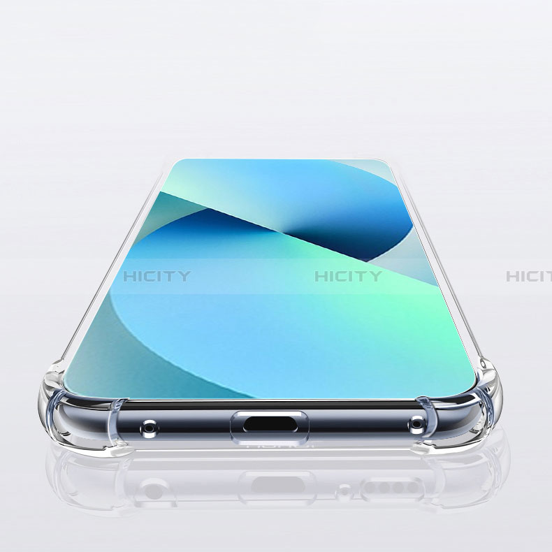 Cover Silicone Trasparente Ultra Sottile Morbida T05 per Samsung Galaxy A22 5G Chiaro
