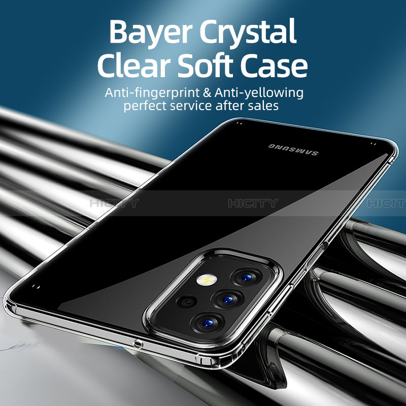 Cover Silicone Trasparente Ultra Sottile Morbida T05 per Samsung Galaxy A23 4G Chiaro