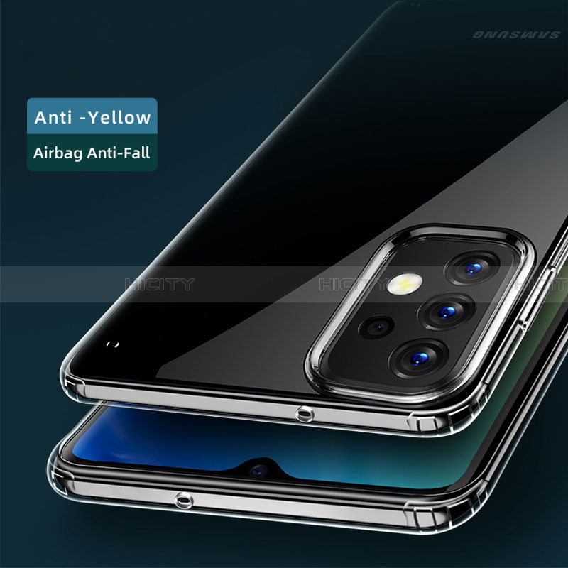 Cover Silicone Trasparente Ultra Sottile Morbida T05 per Samsung Galaxy A23 4G Chiaro