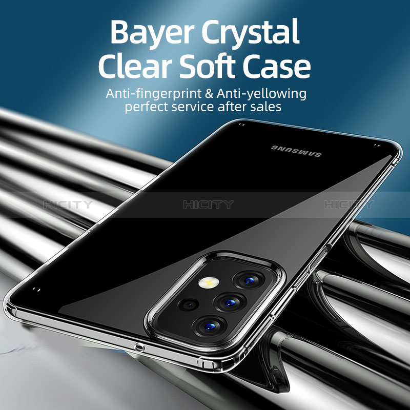 Cover Silicone Trasparente Ultra Sottile Morbida T05 per Samsung Galaxy A23 5G Chiaro