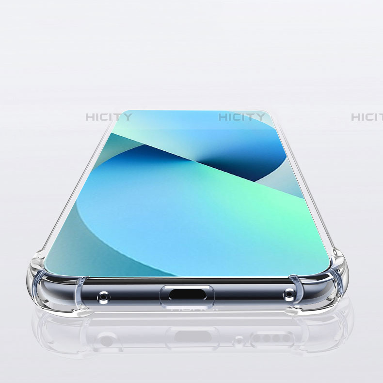 Cover Silicone Trasparente Ultra Sottile Morbida T05 per Samsung Galaxy F42 5G Chiaro