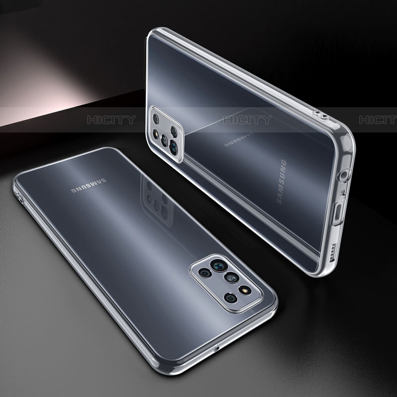 Cover Silicone Trasparente Ultra Sottile Morbida T05 per Samsung Galaxy F52 5G Chiaro