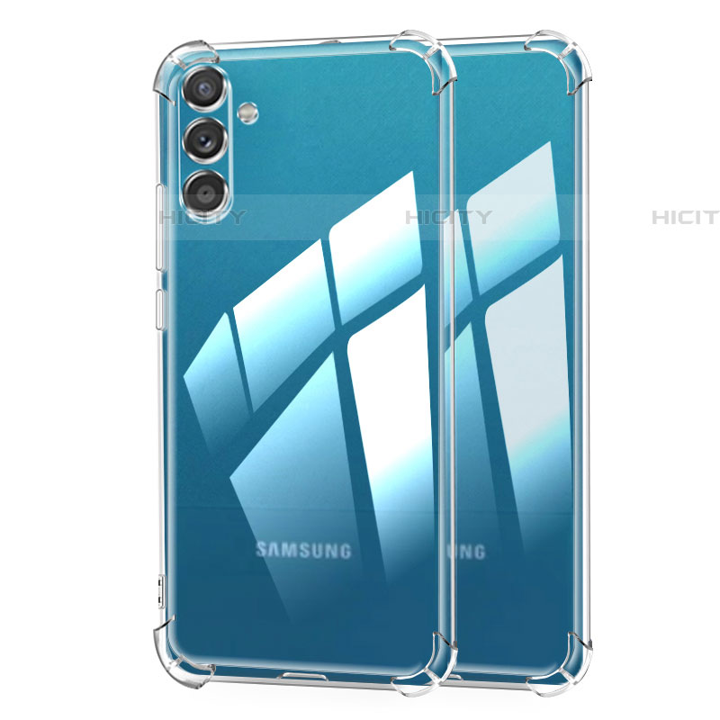Cover Silicone Trasparente Ultra Sottile Morbida T05 per Samsung Galaxy M13 4G Chiaro