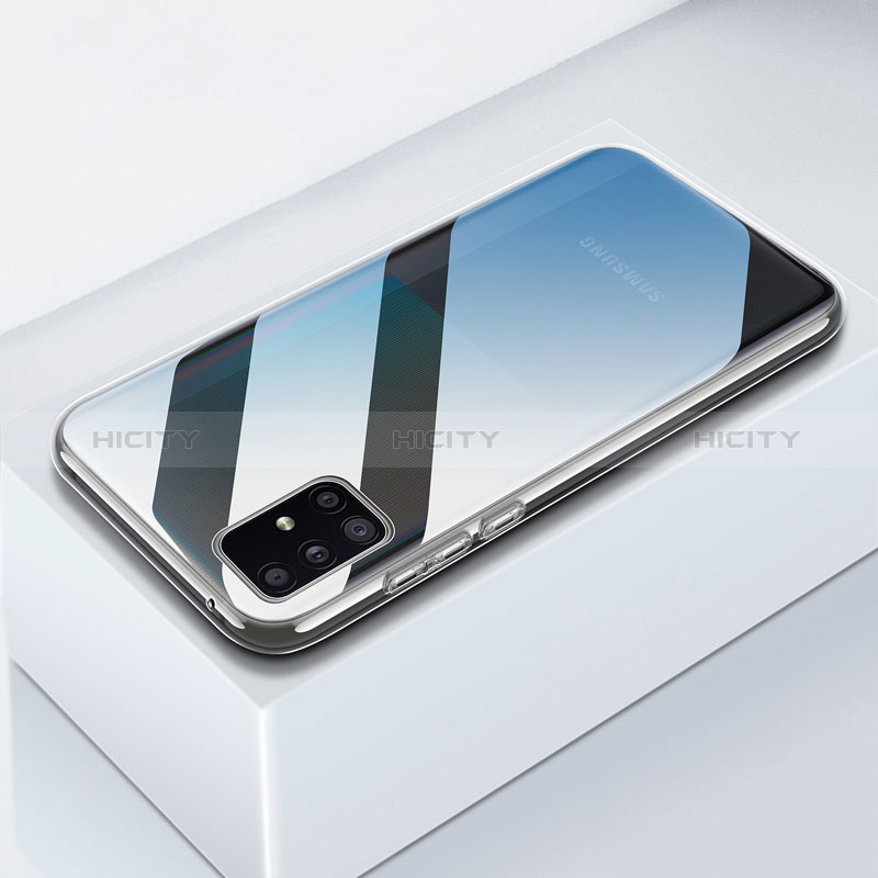 Cover Silicone Trasparente Ultra Sottile Morbida T05 per Samsung Galaxy M40S Chiaro